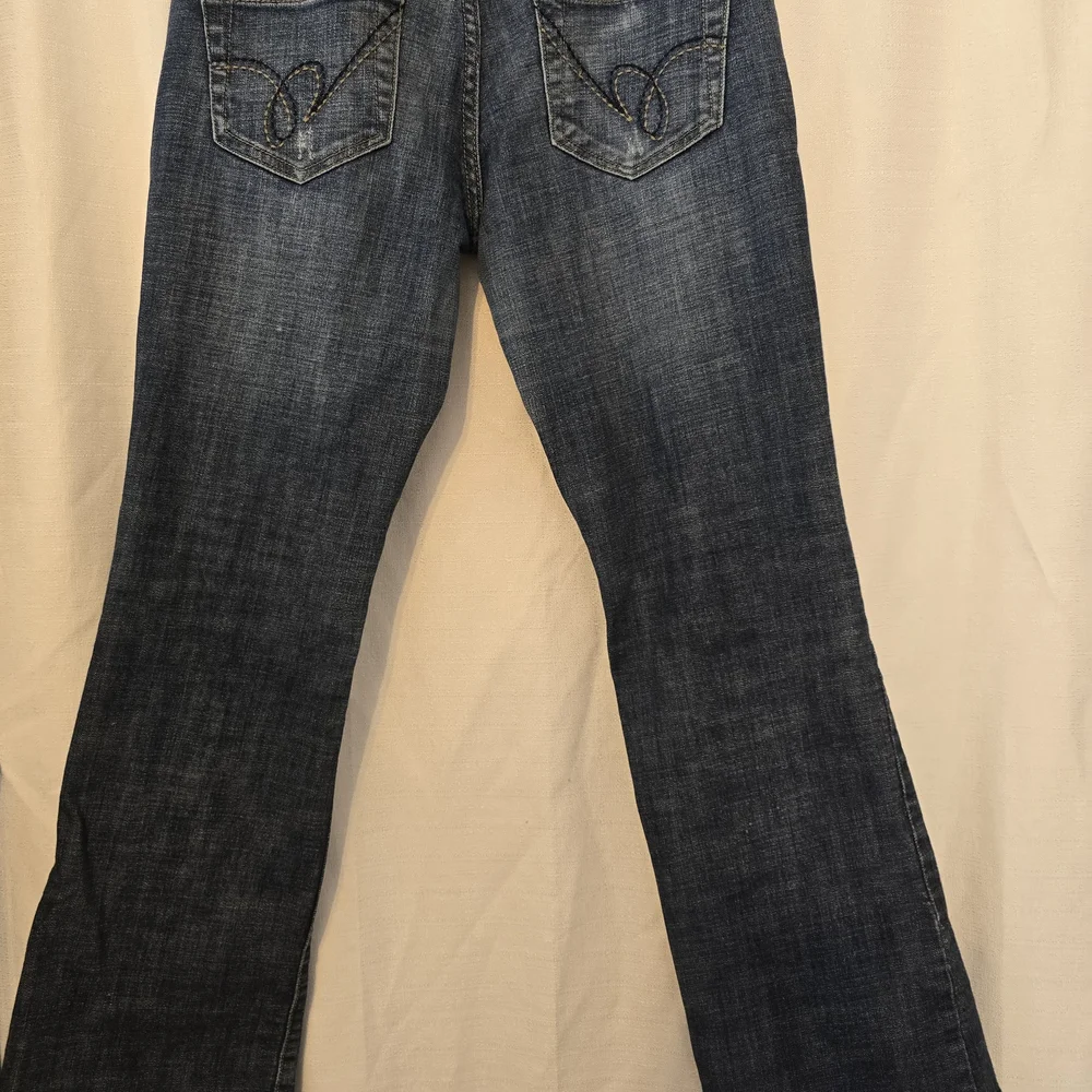 Y2K Vintage Refuge Low-rise Women's Blue Jeans Size 7 90s Denim Casual - Picture 6 of 7